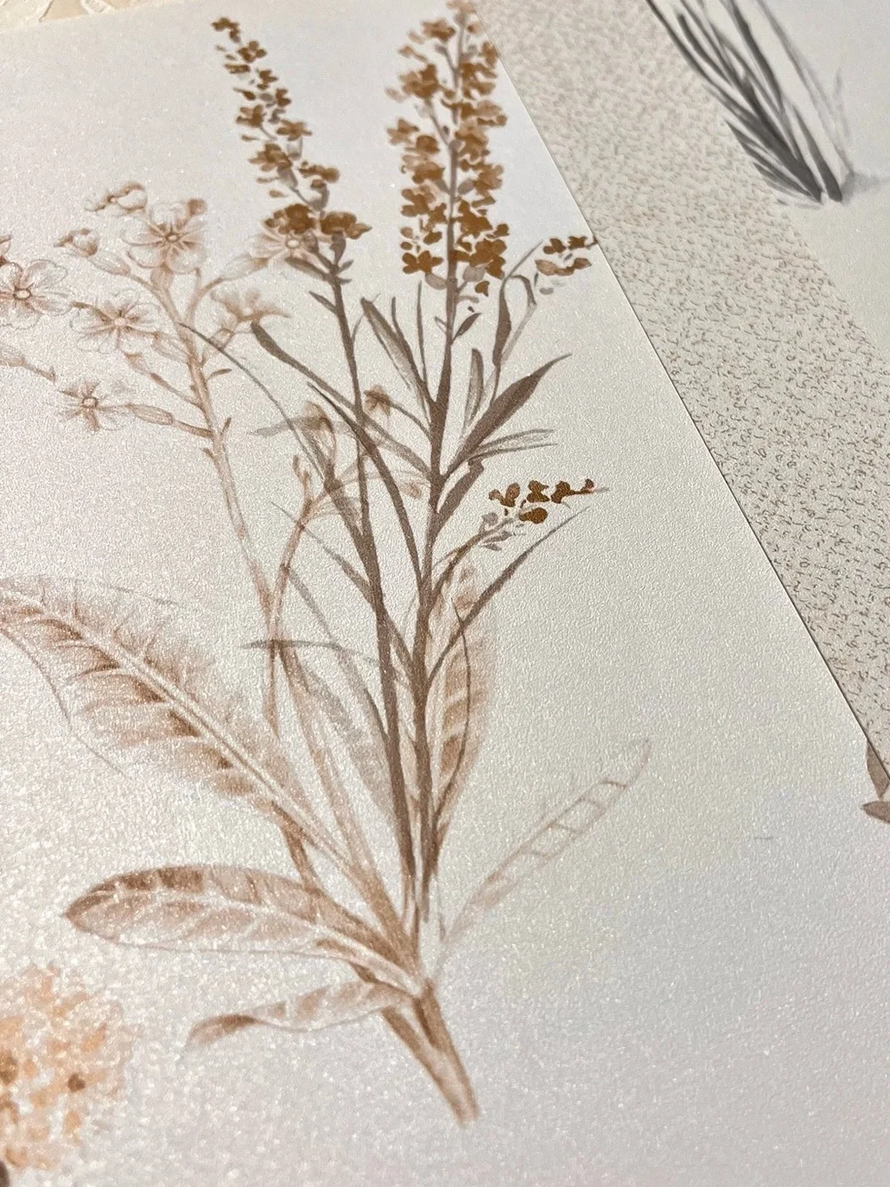 10 Assorted Designer Wallpaper Sample DIY Sheets Painted Floral Botanical Panels
